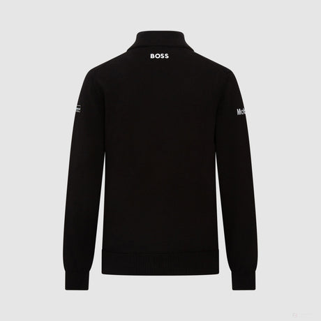 Porsche sweatshirt, knitted, team, black, 2023