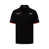 Porsche polo, team, black, 2023