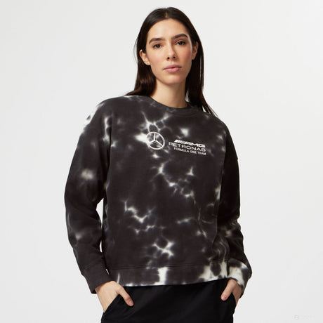 Mercedes, femme, Tie Dye Crew, gris - FansBRANDS®
