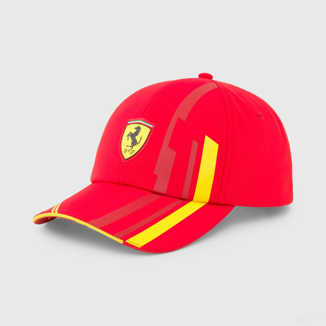 Ferrari cap, Sainz SE, red, 2023 - FansBRANDS®