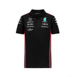 Équipe Mercedes, T-shirt à col pour enfants, noir, 2023 - FansBRANDS®