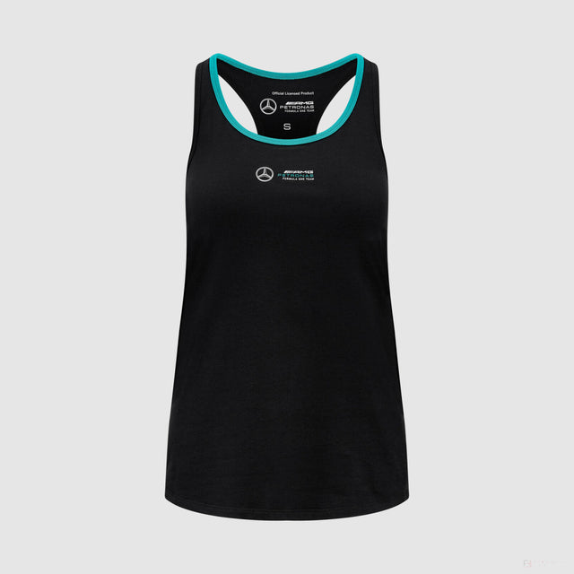 Mercedes, Femme, Stealth Racerback, Noir - FansBRANDS®