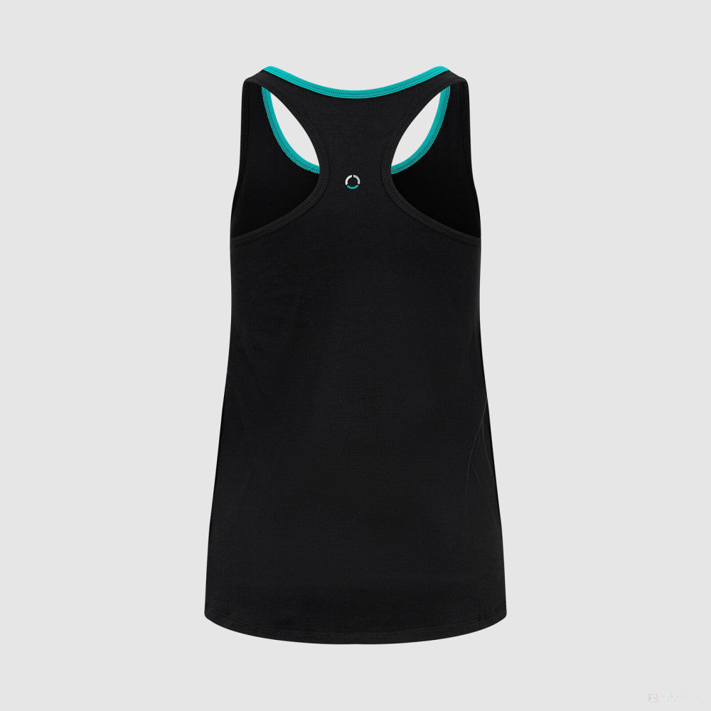 Mercedes, Femme, Stealth Racerback, Noir - FansBRANDS®