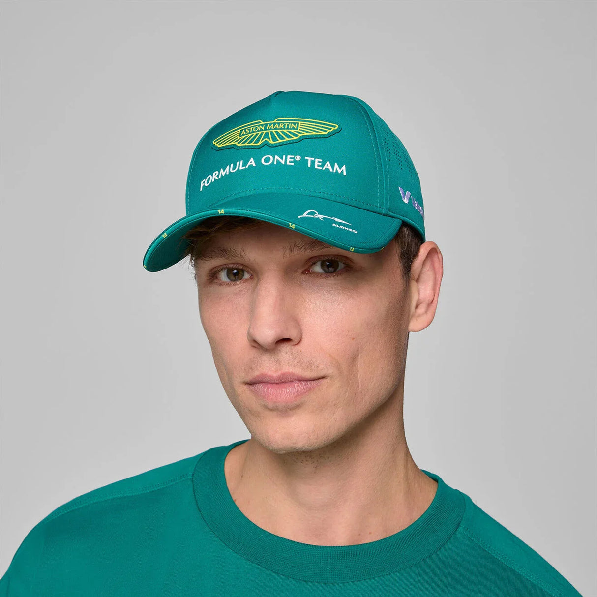 Aston Martin AMF1, Équipe, Casquette, Fernando Alonso, Vert 🔥
