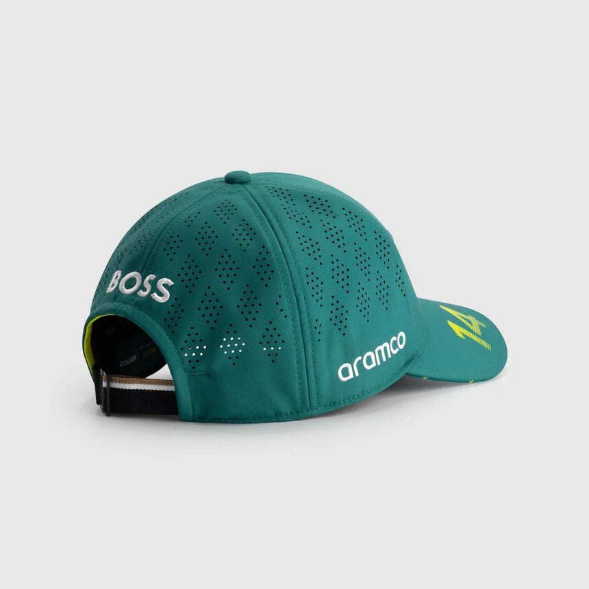 Aston Martin AMF1, Équipe, Casquette, Fernando Alonso, Vert 🔥
