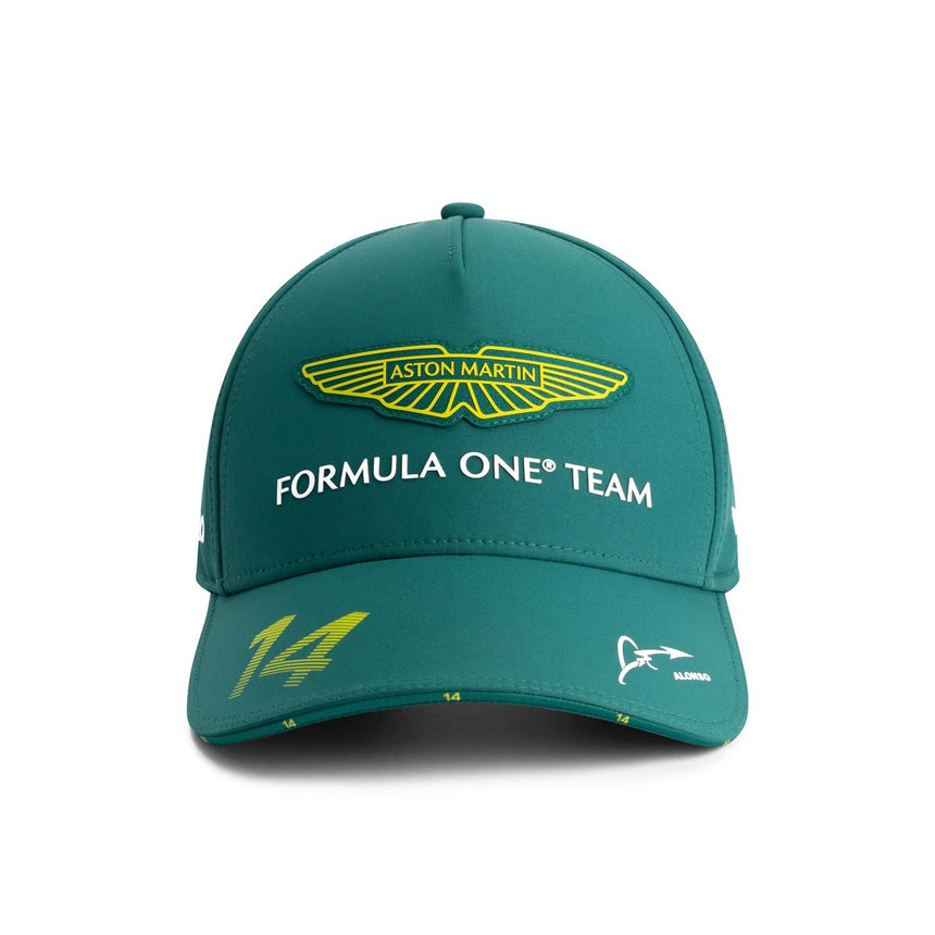 Casquette Aston Martin, équipe, Fernando Alonso, pour enfants, verte