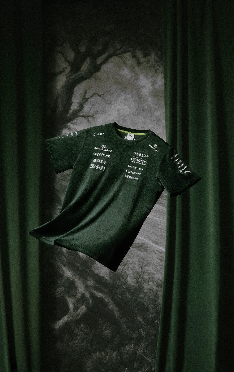 T-shirt Aston Martin team, UK Special Edition, Puma, vert, 2026