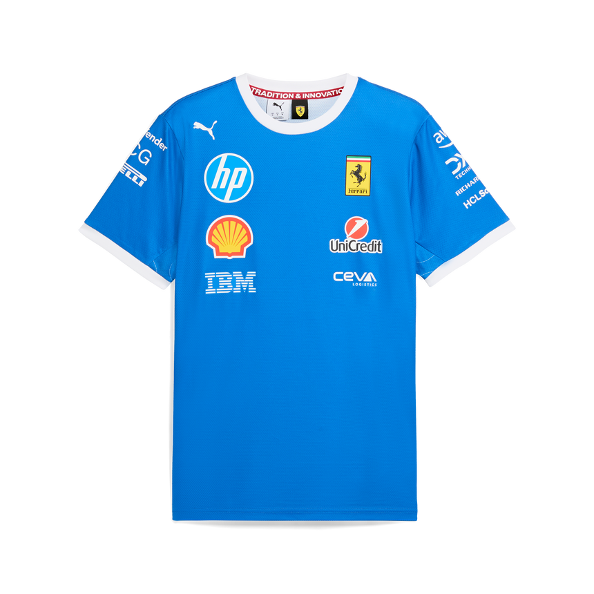 T-shirt Ferrari, équipe, édition spéciale Puma Monza, bleu 🔥