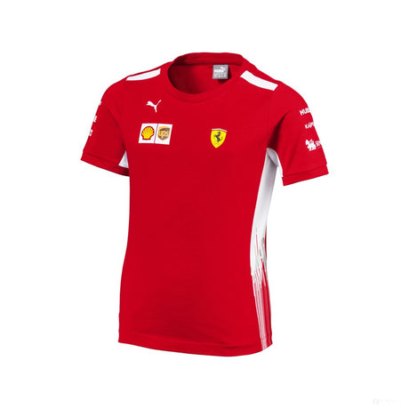 T-shirt col rond Scuderia Ferrari , Rouge - FansBRANDS®