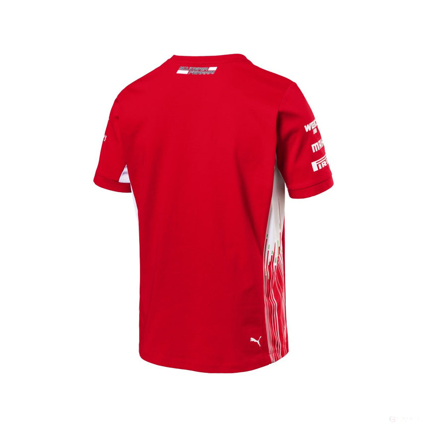 T-shirt col rond Scuderia Ferrari , Rouge - FansBRANDS®