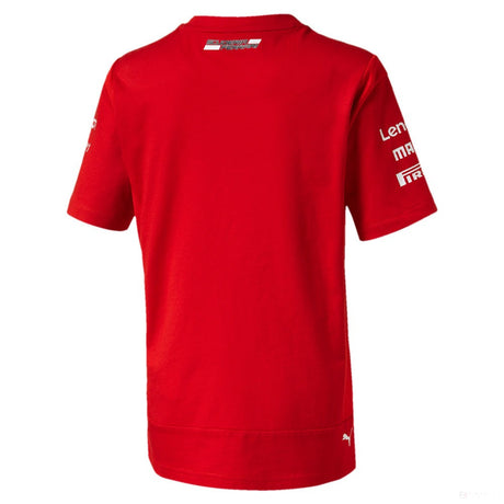 T-shirt col rond Scuderia Ferrari, Rouge - FansBRANDS®