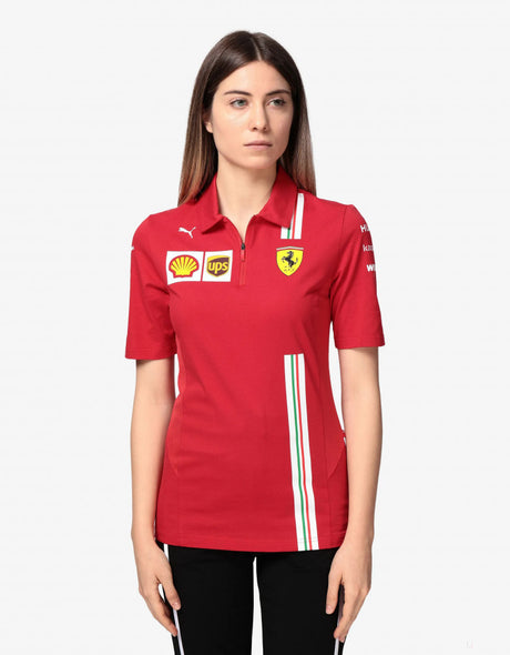 20/21, Rouge, Ferrari Femmes Polo - Équipe - FansBRANDS®