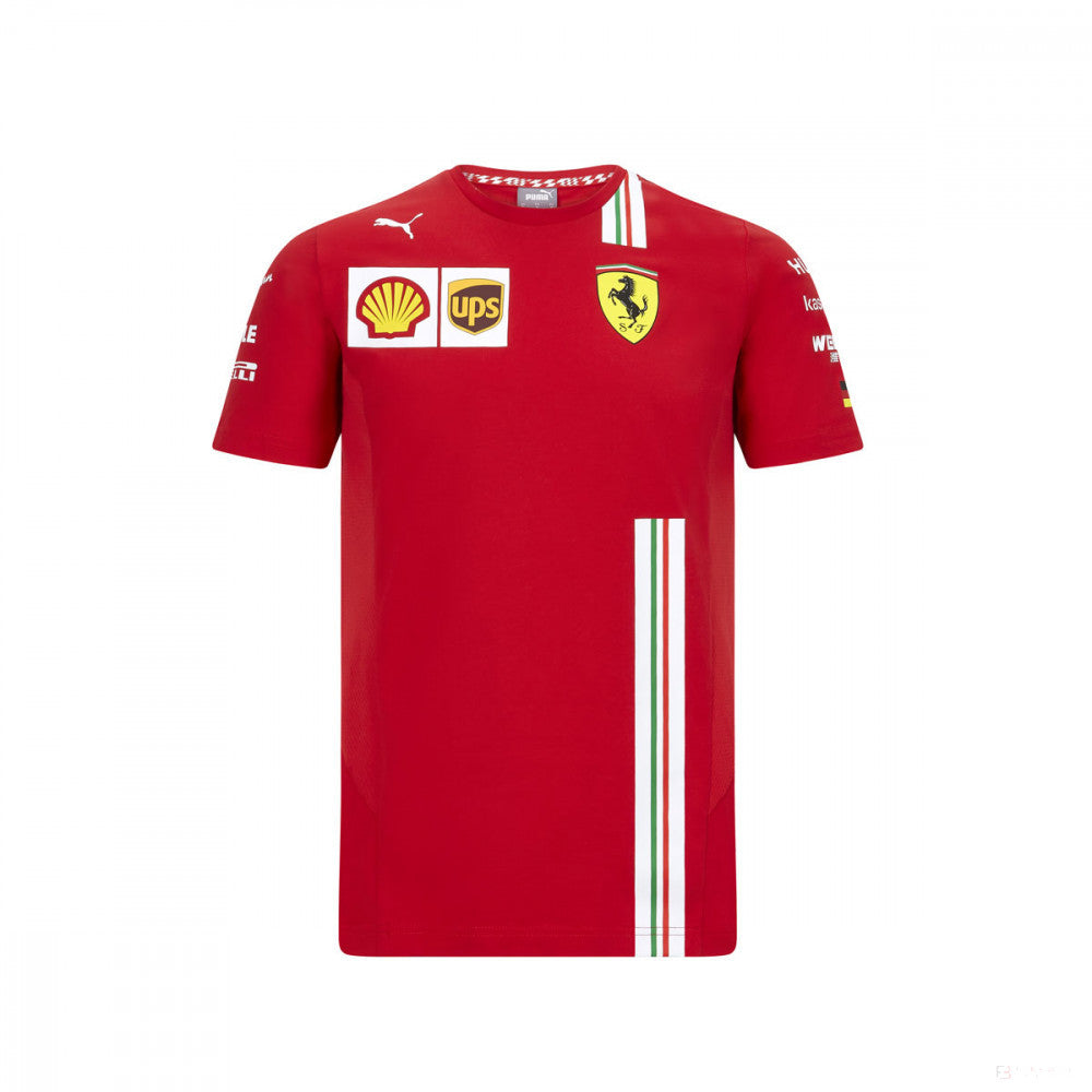 T-shirt col rond Sebastian Vettel, Rouge - FansBRANDS®