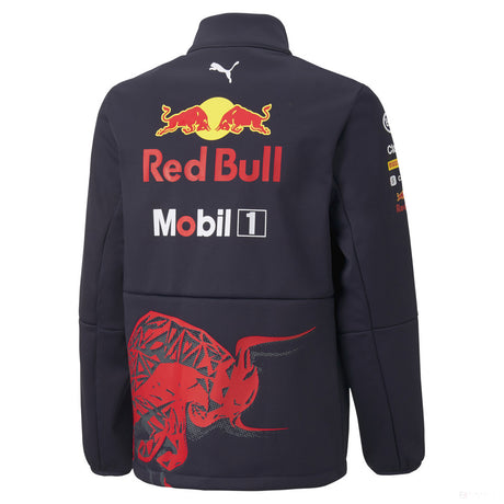 Red Bull Racing Team Enfant Veste Softshell, 2022, Bleu - FansBRANDS®