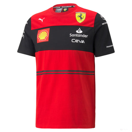 T-shirt col rond, Puma Ferrari Race, 2022, Rouge - FansBRANDS®