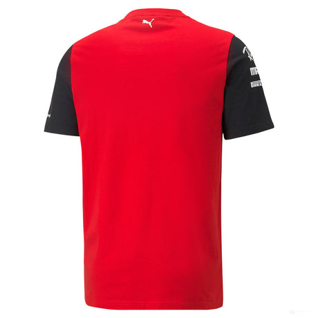 T-shirt col rond, Puma Ferrari Race, 2022, Rouge - FansBRANDS®