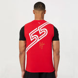 T-shirt col rond, Puma Ferrari Race, 2022, Rouge - FansBRANDS®