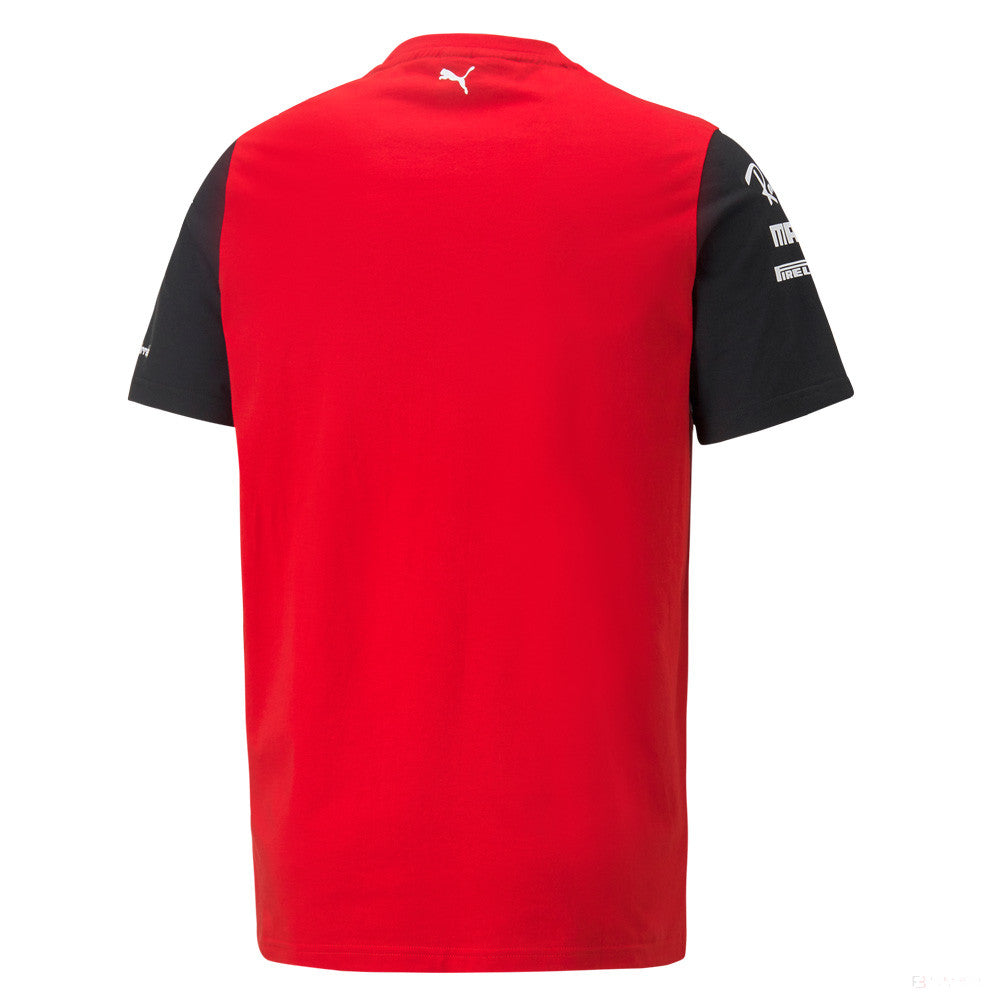 T-shirt col rond, Puma Ferrari Race, 2022, Rouge - FansBRANDS®