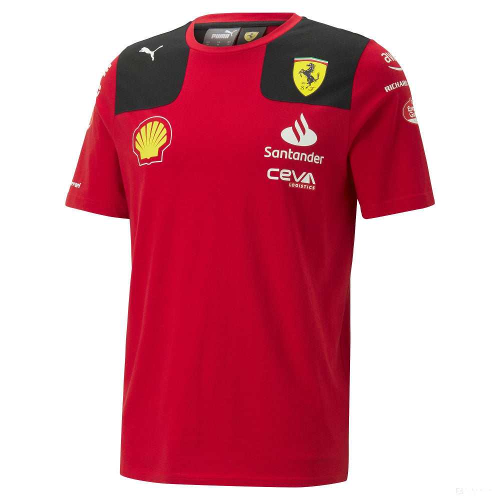 Ferrari t-shirt, team, Sainz, red, 2023 - FansBRANDS®