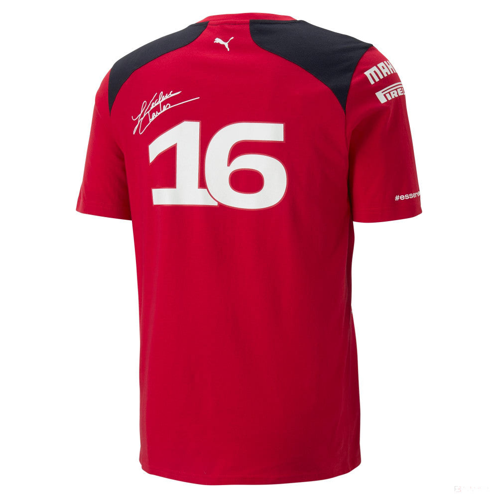 Ferrari t-shirt, Puma, Leclerc, team, red, 2023 - FansBRANDS®