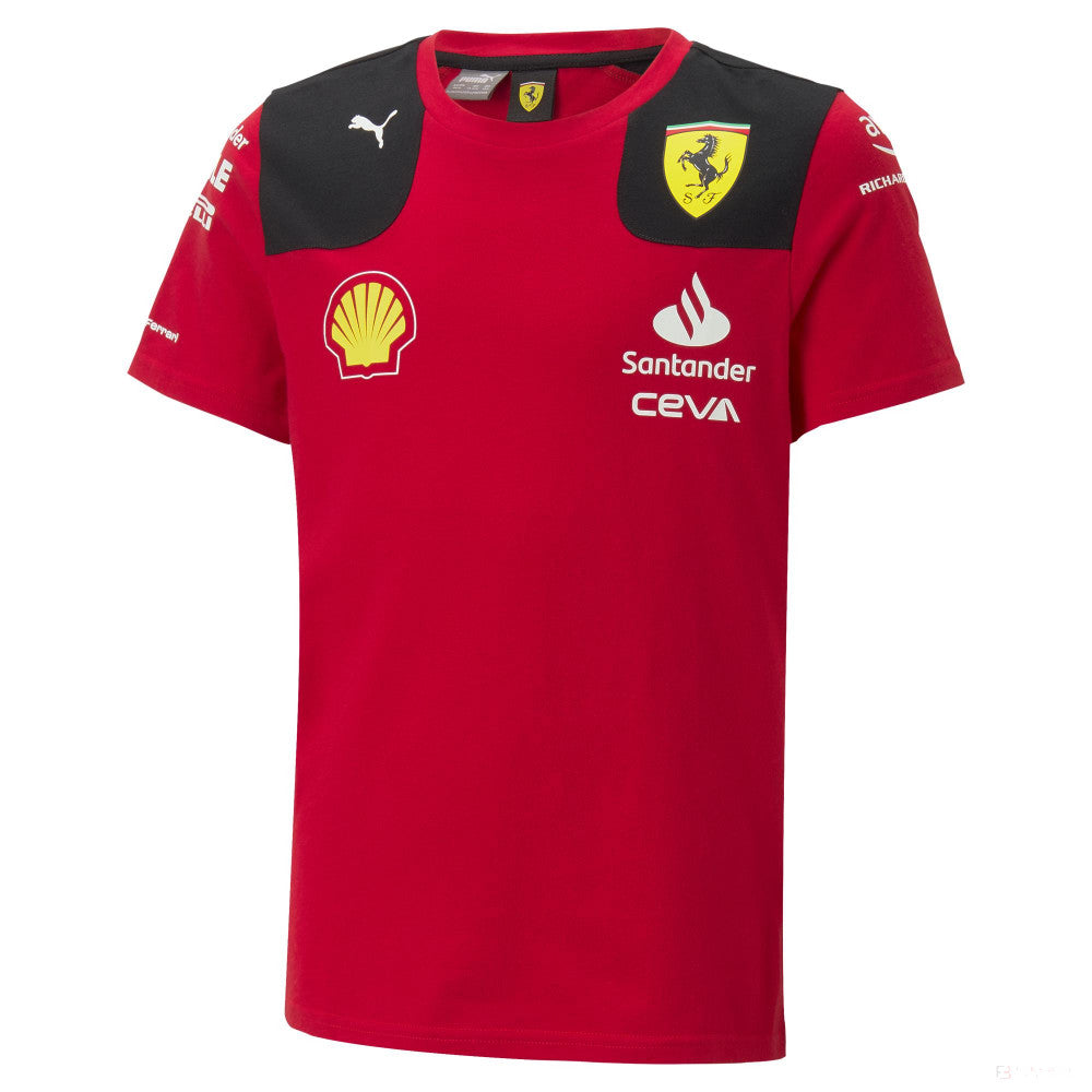 Ferrari t-shirt, Puma, team, kids, red, 2023