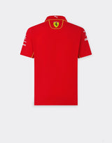 Ferrari t-shirt avec col chemise, Puma, équipe, rouge, 2024 - FansBRANDS®