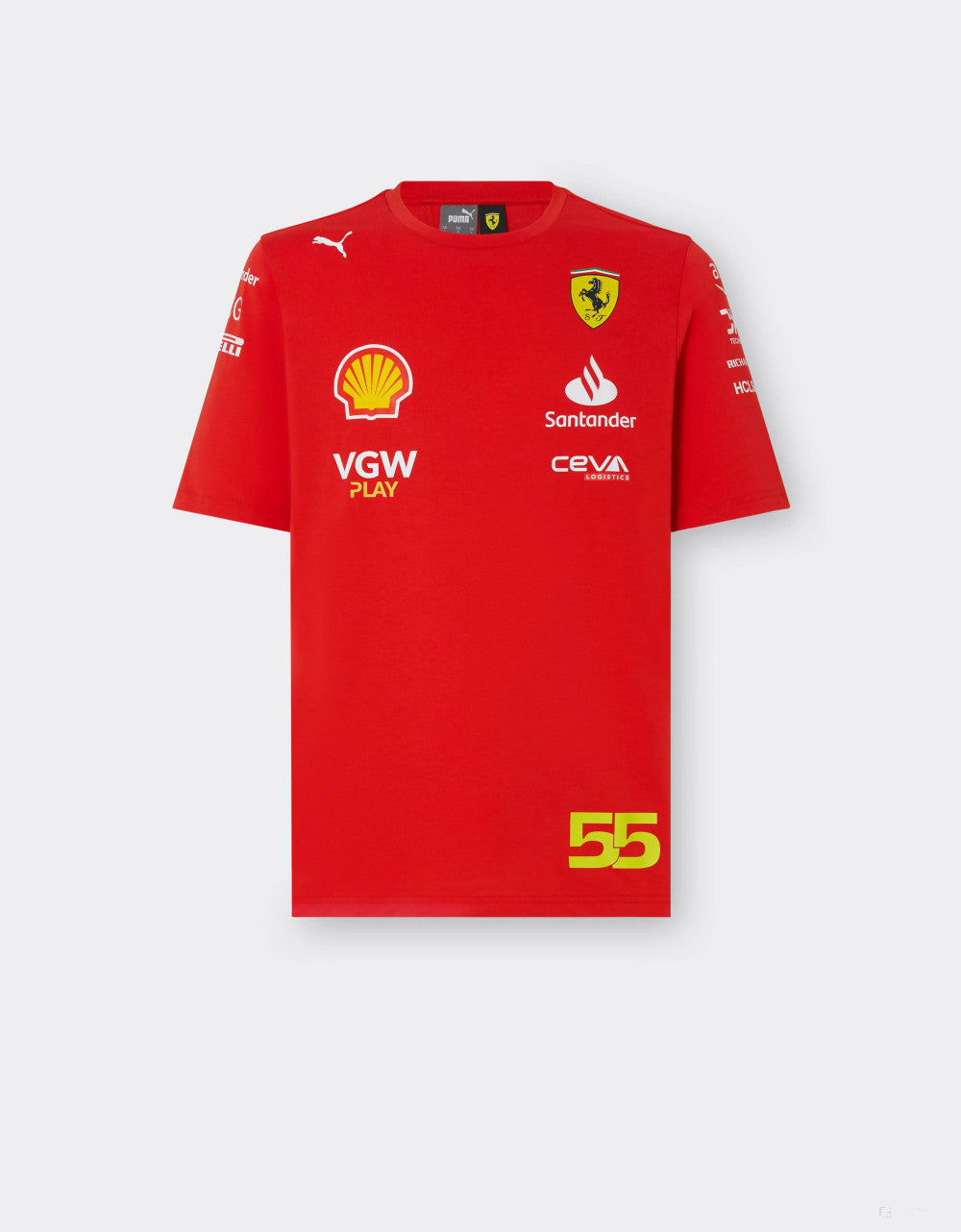 Ferrari t-shirt, Puma, Carlos Sainz, rouge - FansBRANDS®