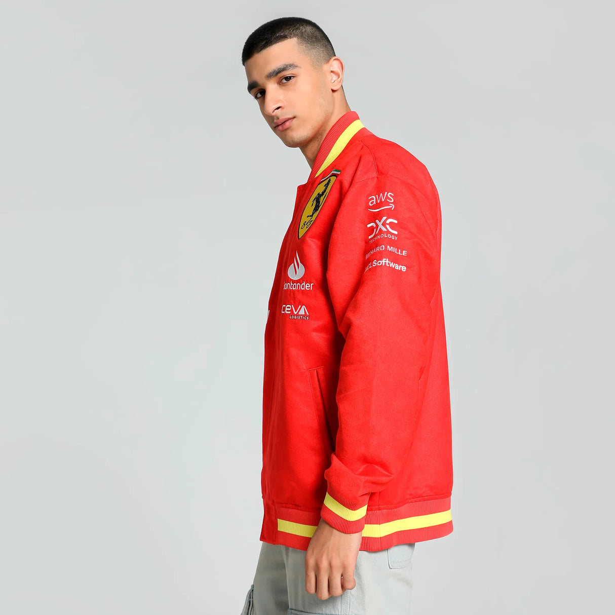 Veste Ferrari, Puma, équipe, Varsity, rouge, 2024