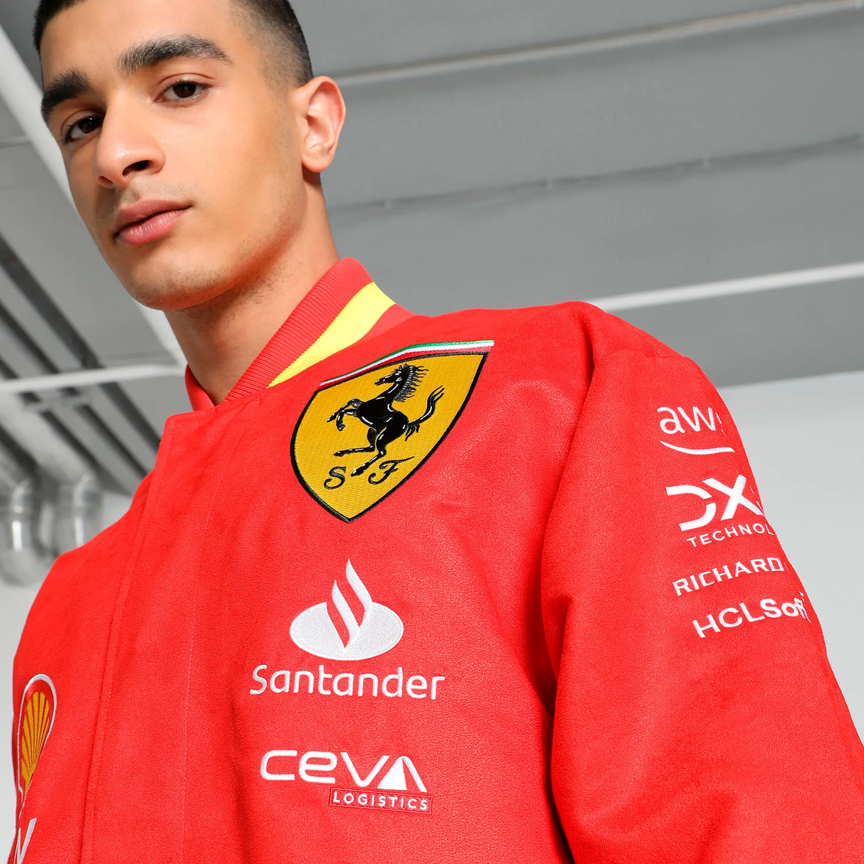 Veste Ferrari, Puma, équipe, Varsity, rouge, 2024