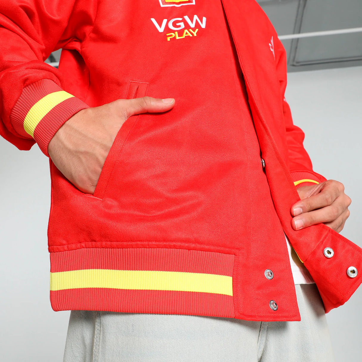 Veste Ferrari, Puma, équipe, Varsity, rouge, 2024