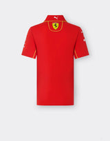 Ferrari t-shirt avec col chemise, Puma, équipe, femmes, rouge, 2024 - FansBRANDS®