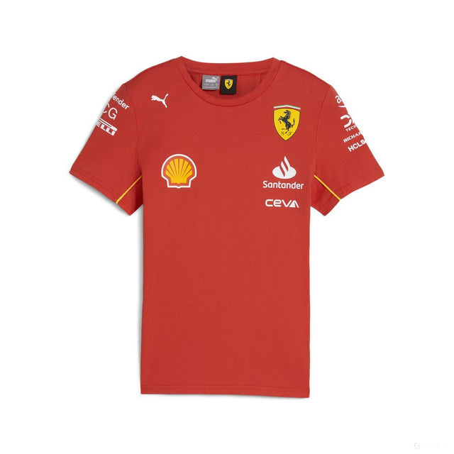 Ferrari t-shirt, Puma, équipe, enfant, rouge, 2024 - FansBRANDS®