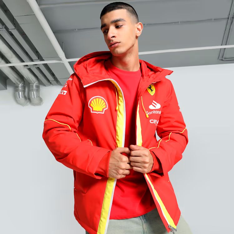 Veste Ferrari, Puma, équipe, pro, rouge, 2024