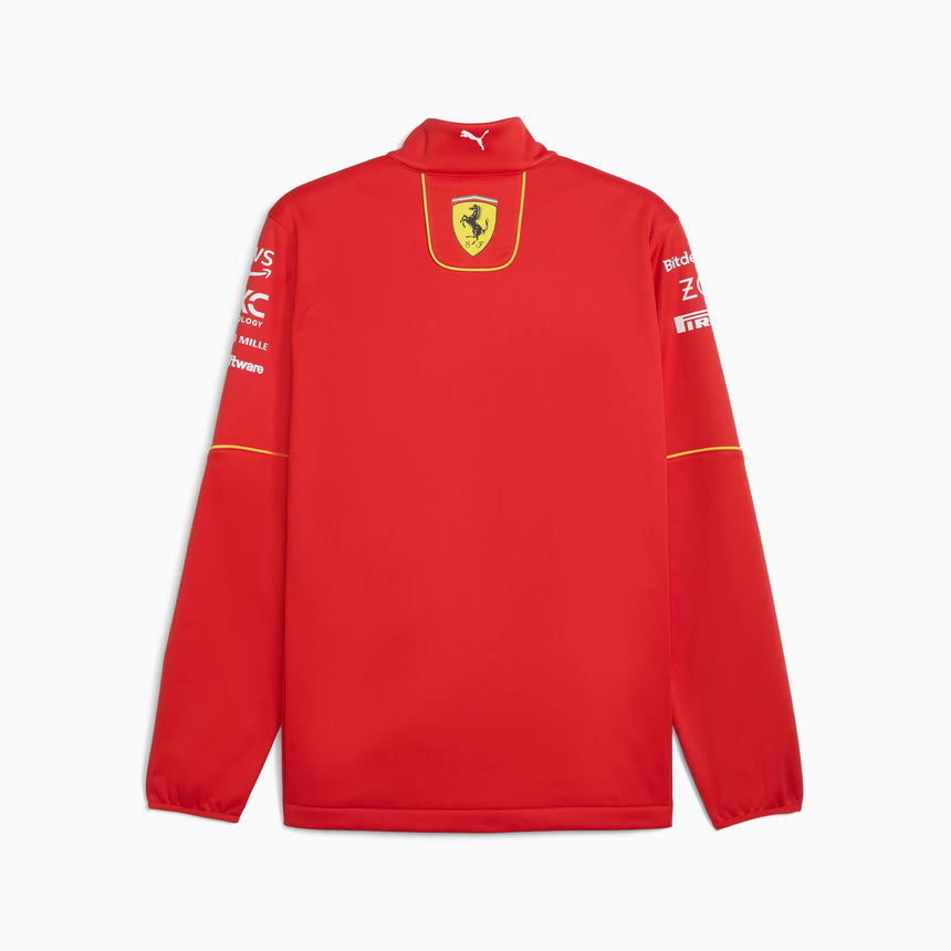 Chaqueta Ferrari, Puma, equipo, softshell, roja, 2024