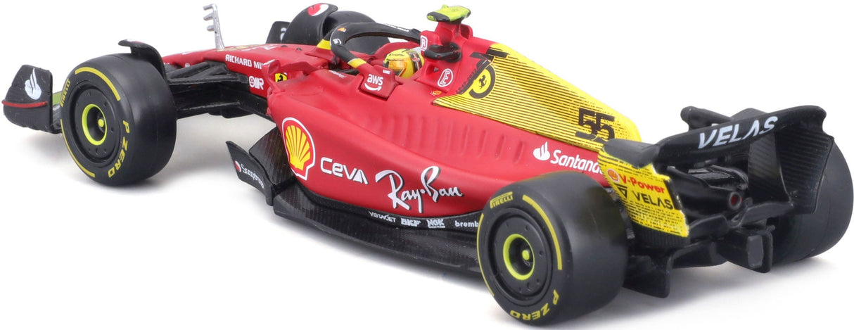 Modellino auto Ferrari, F1-75, GP d'Italia, bburago, 1:24, Carlos Sainz #55, 2022