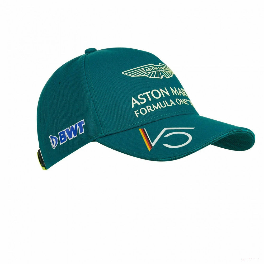 Aston Martin Sebastian Vettell Casquette da Baseball, Enfant, Vert, 2022
