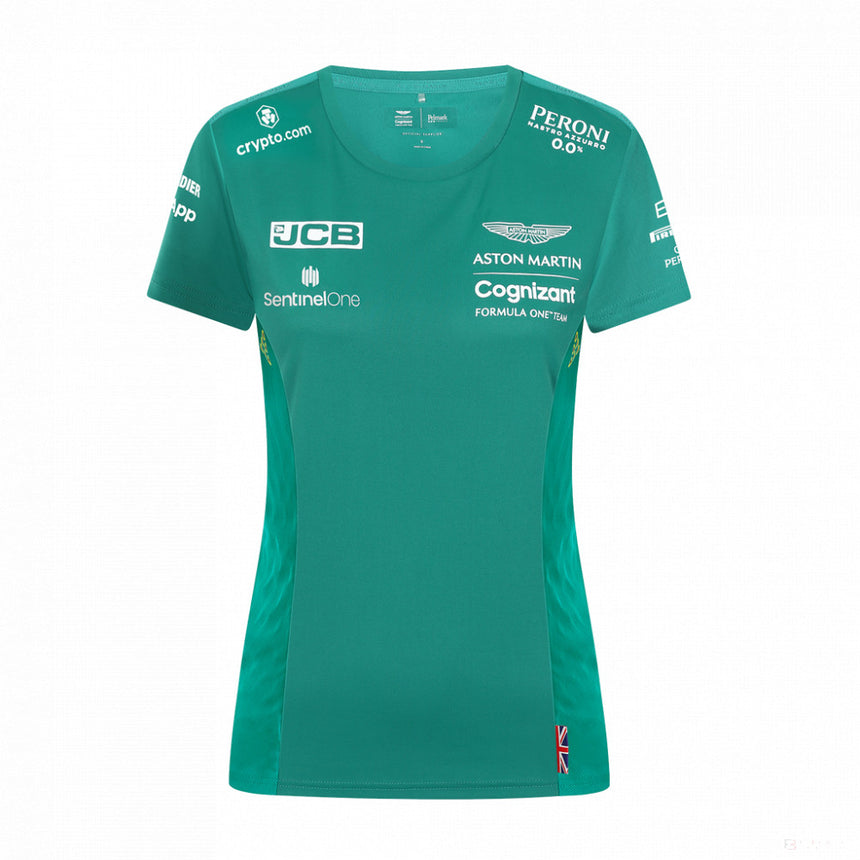 Aston Martin T-shirt Femmess, Vert, 2022 - FansBRANDS®