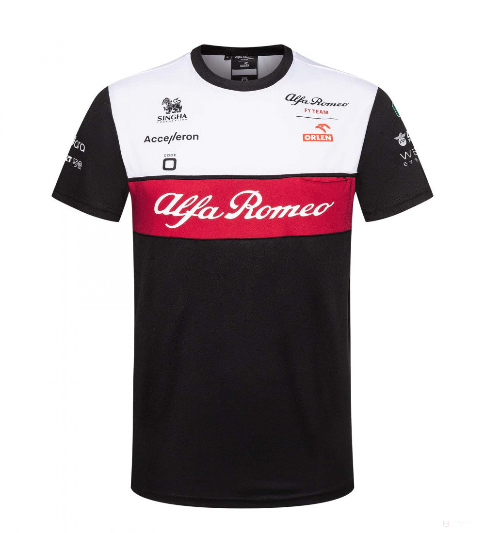 2022, Noir, Alfa Romeo Team T-shirt