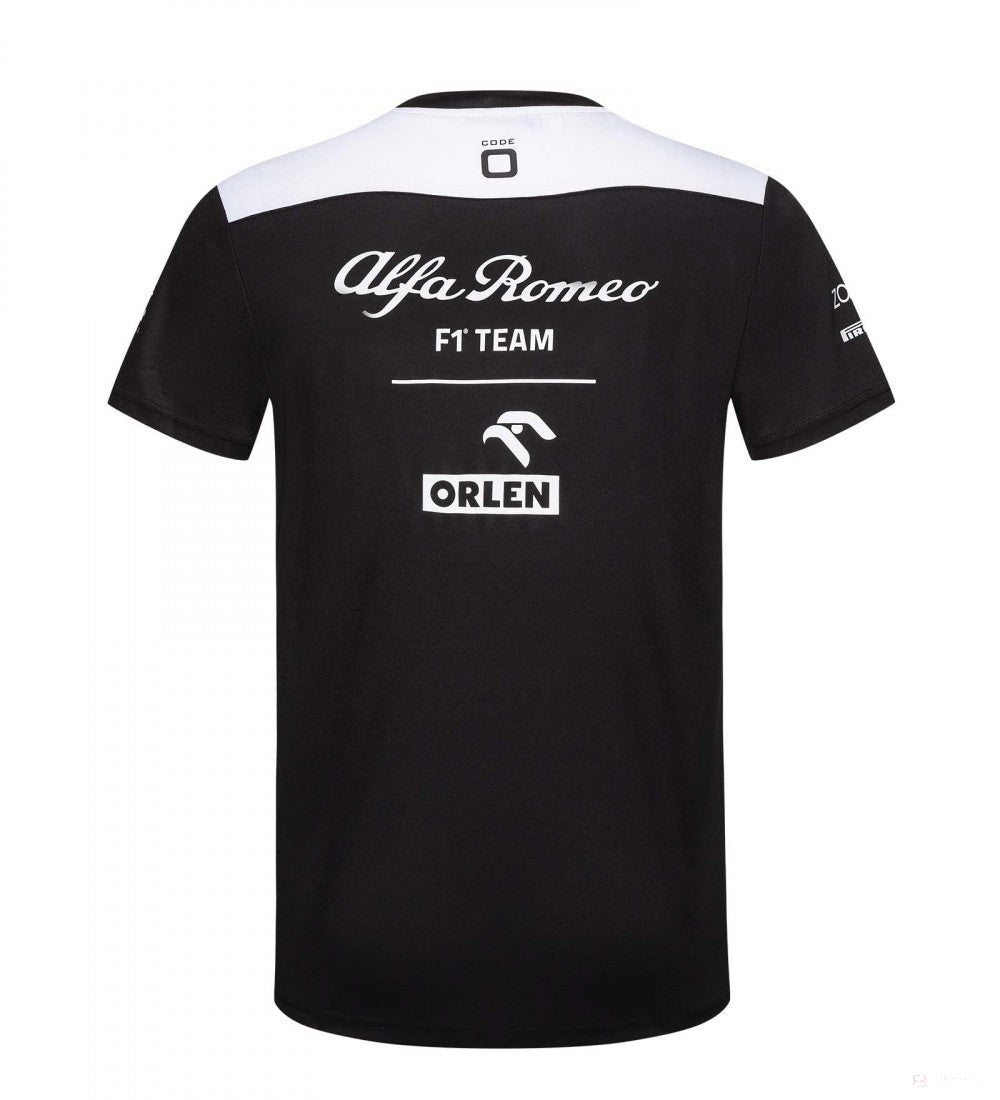 2022, Noir, Alfa Romeo Team T-shirt