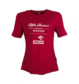 T-shirt col rond Alfa Romeo, Rouge