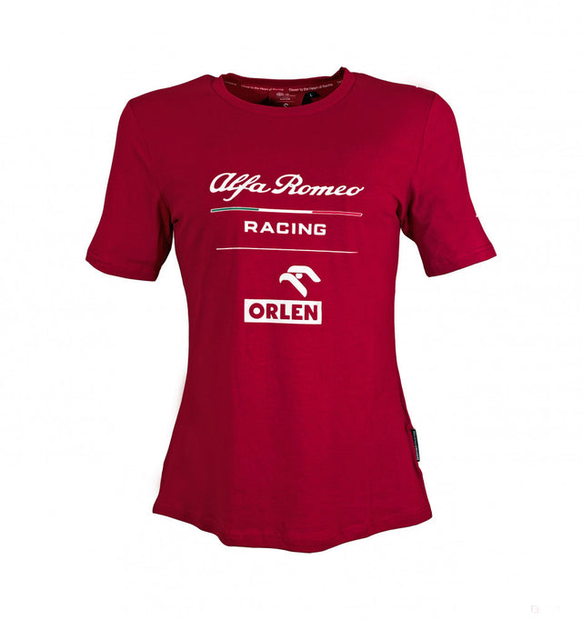 T-shirt col rond Alfa Romeo, Rouge - FansBRANDS®