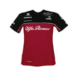 Alfa Romeo Womens T-shirt, Team, Red, 2020