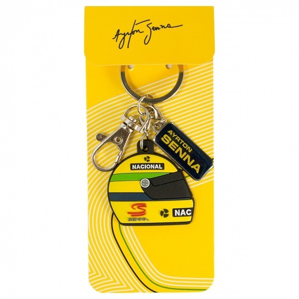 Porte-clés Ayrton Senna, Jaune
