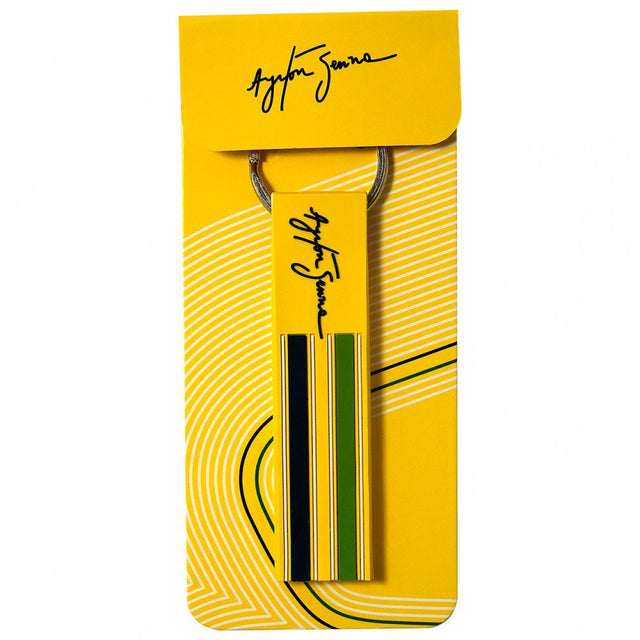 Porte-clés Ayrton Senna, Jaune - FansBRANDS®