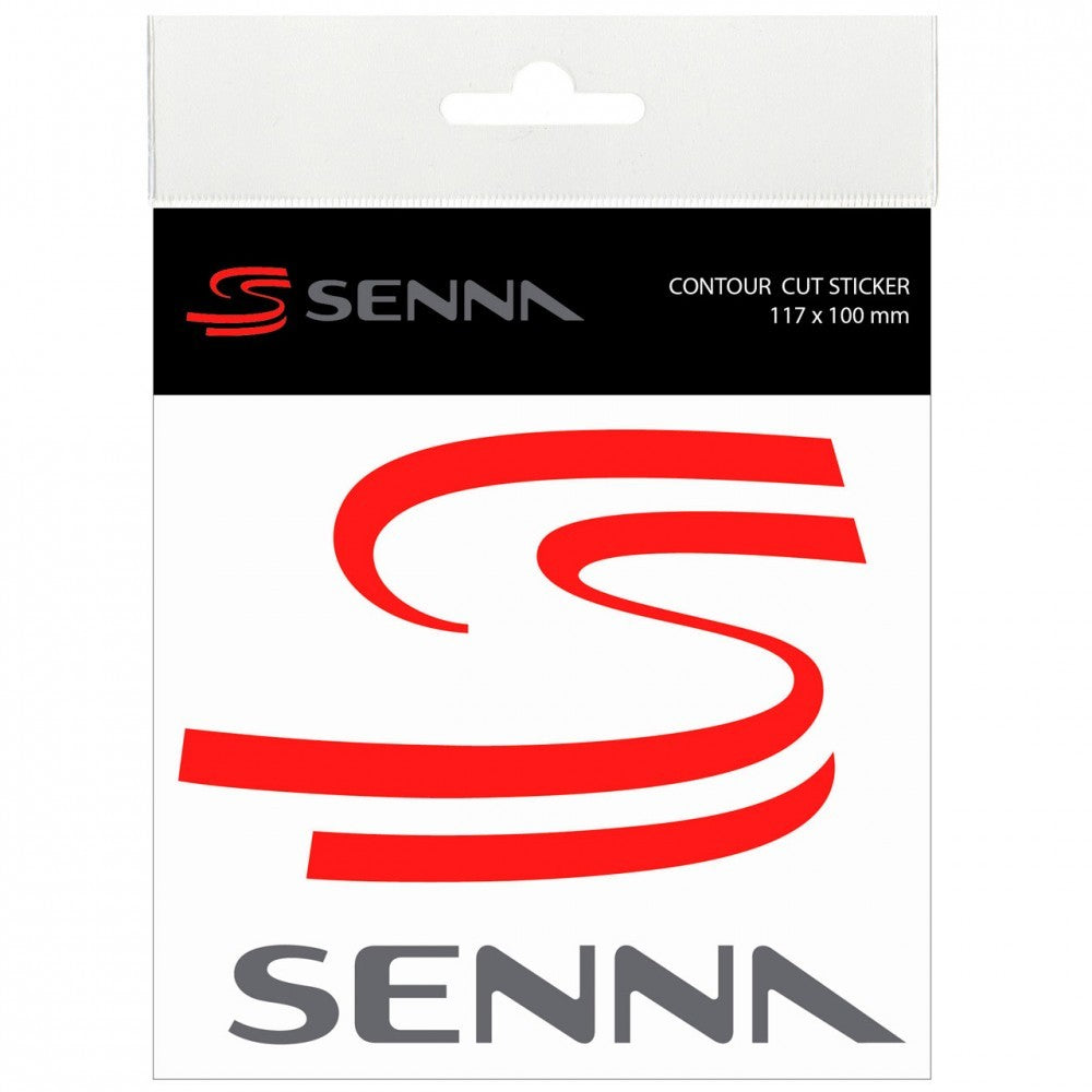 Autocollant Ayrton Senna, Marron - FansBRANDS®