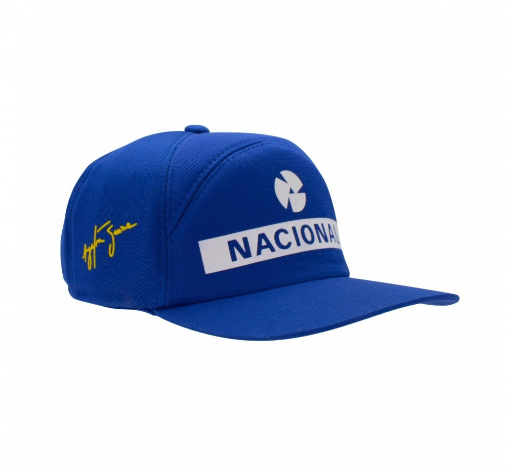 Casquette Flatbrim Ayrton Senna, bleu - FansBRANDS®
