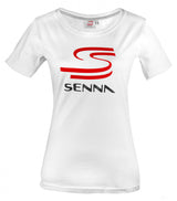 T-shirt col rond Ayrton Senna, blanc - FansBRANDS®