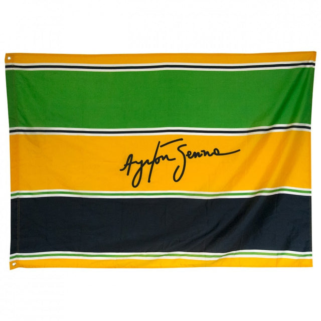 Drapeau Ayrton Senna, Jaune - FansBRANDS®