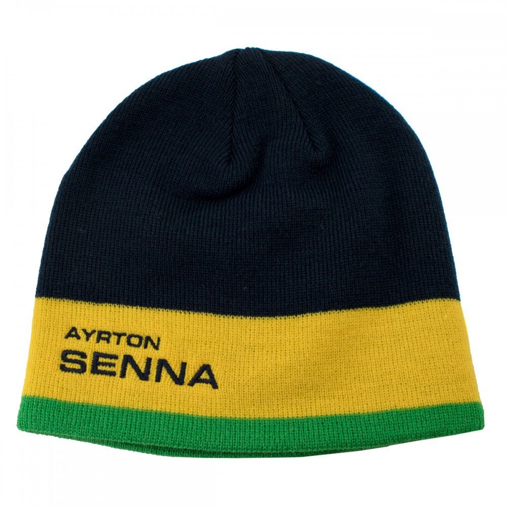 Bonnet Ayrton Senna, bleu