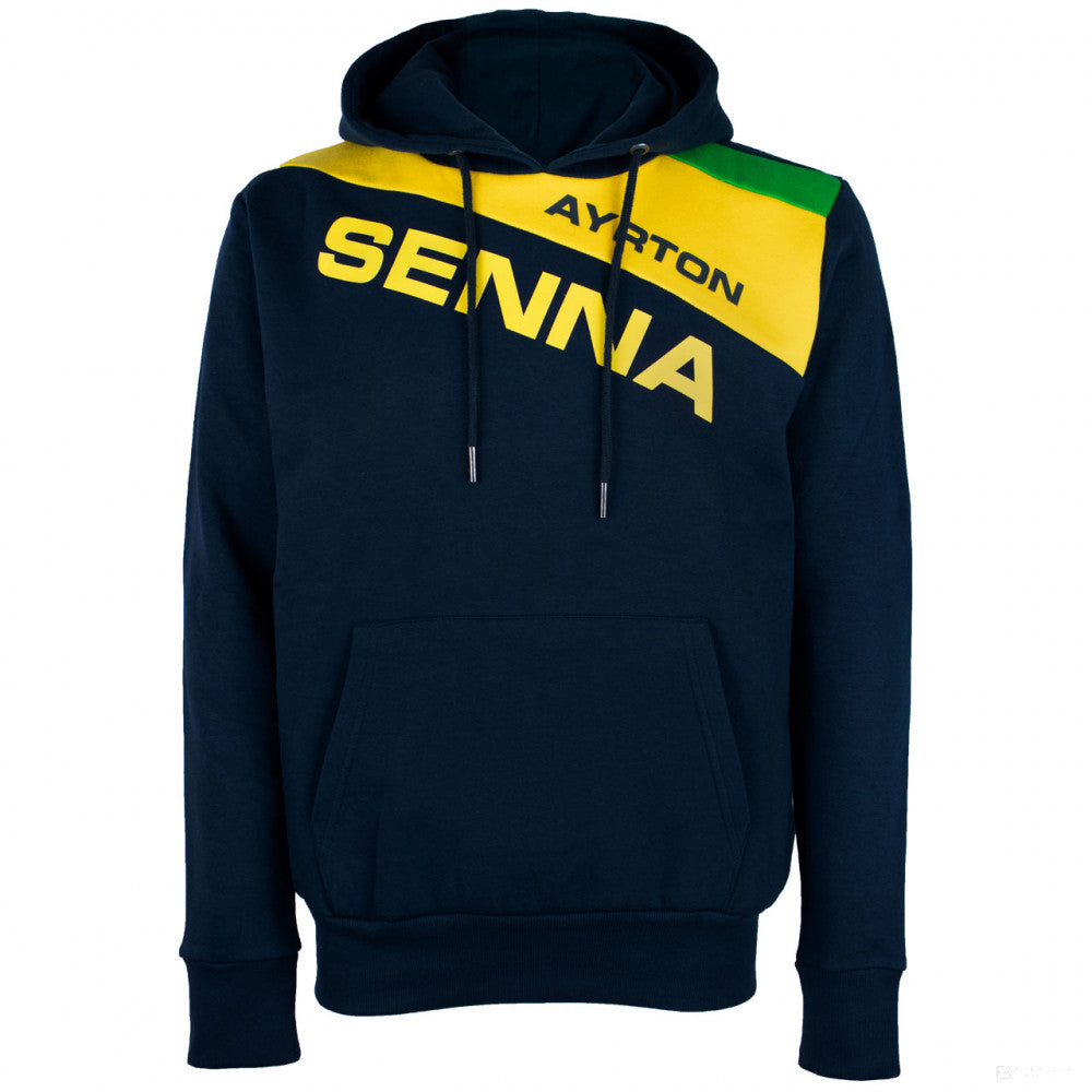 Sweat-shirt Ayrton Senna, Bleu